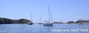 Cocktail Cove at Jewel Island, Maine - a great place to visit - click for bigger picture & details